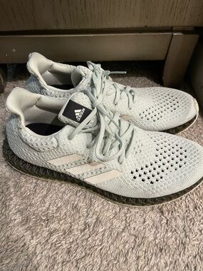 adidas Mint Green Knit Running Sneakers